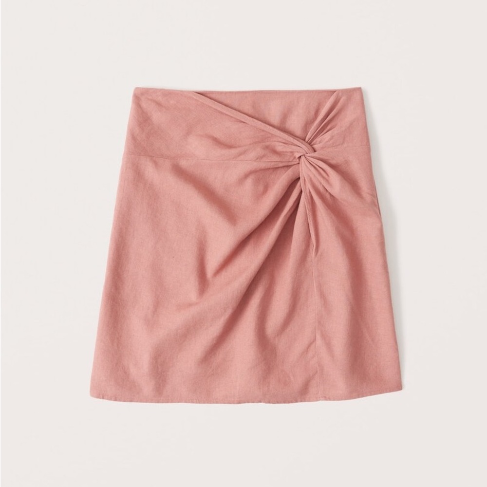 Abercrombie & Fitch Linen Knot Skirt